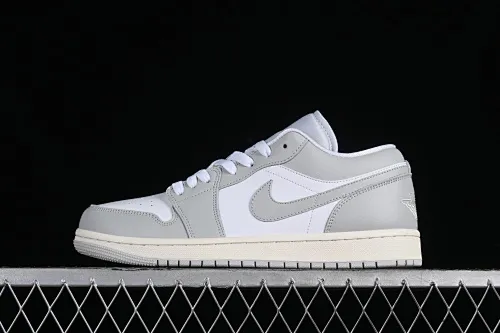 All categories Air Jordan Jordan series basketball shoes Air Jordan 1 Low Air Jordan 1 Low AJ1 Joe 1 white gray low-top cultural basketball shoes DC0774-103